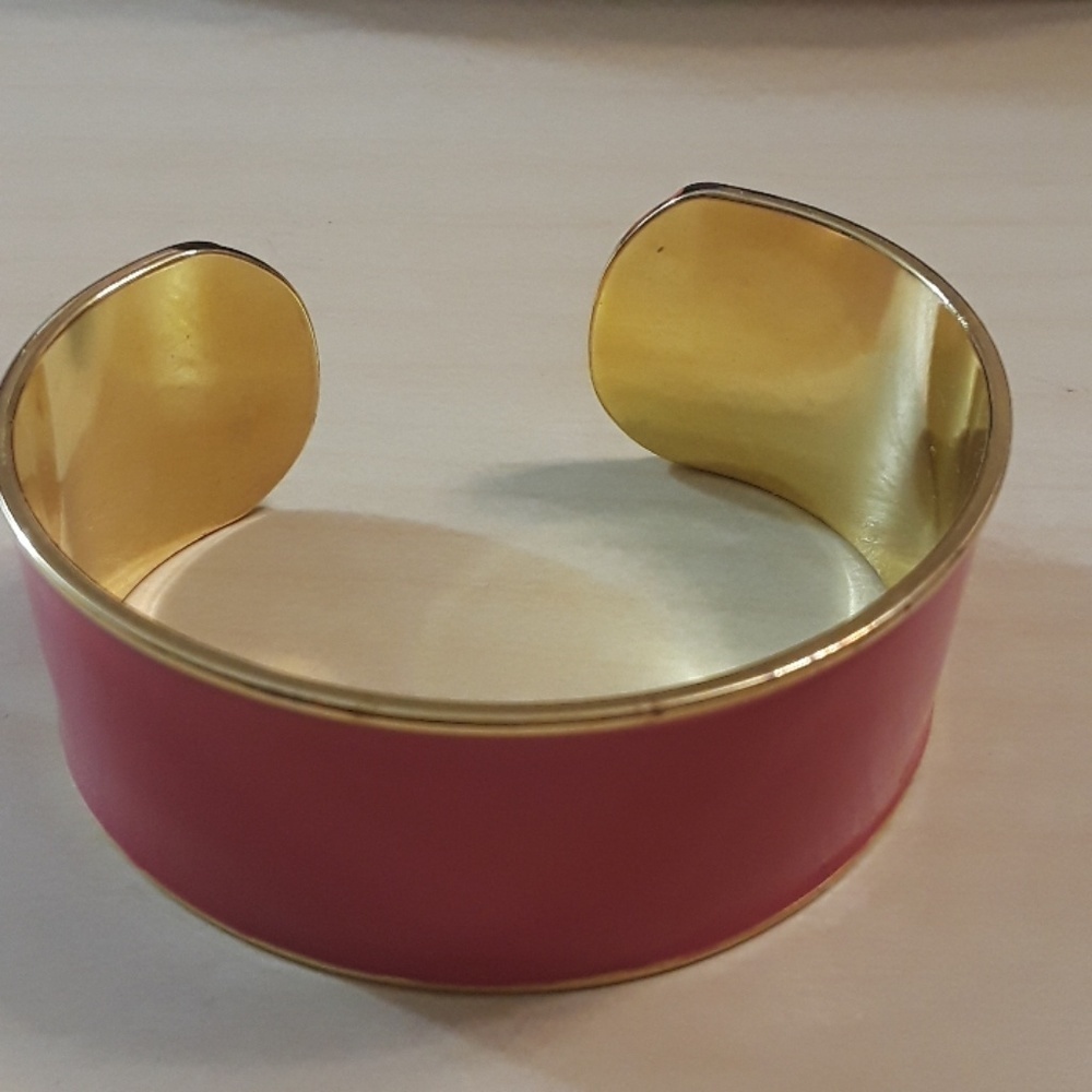 Vintage Laura Costagliola Pink Cuff Bracelet